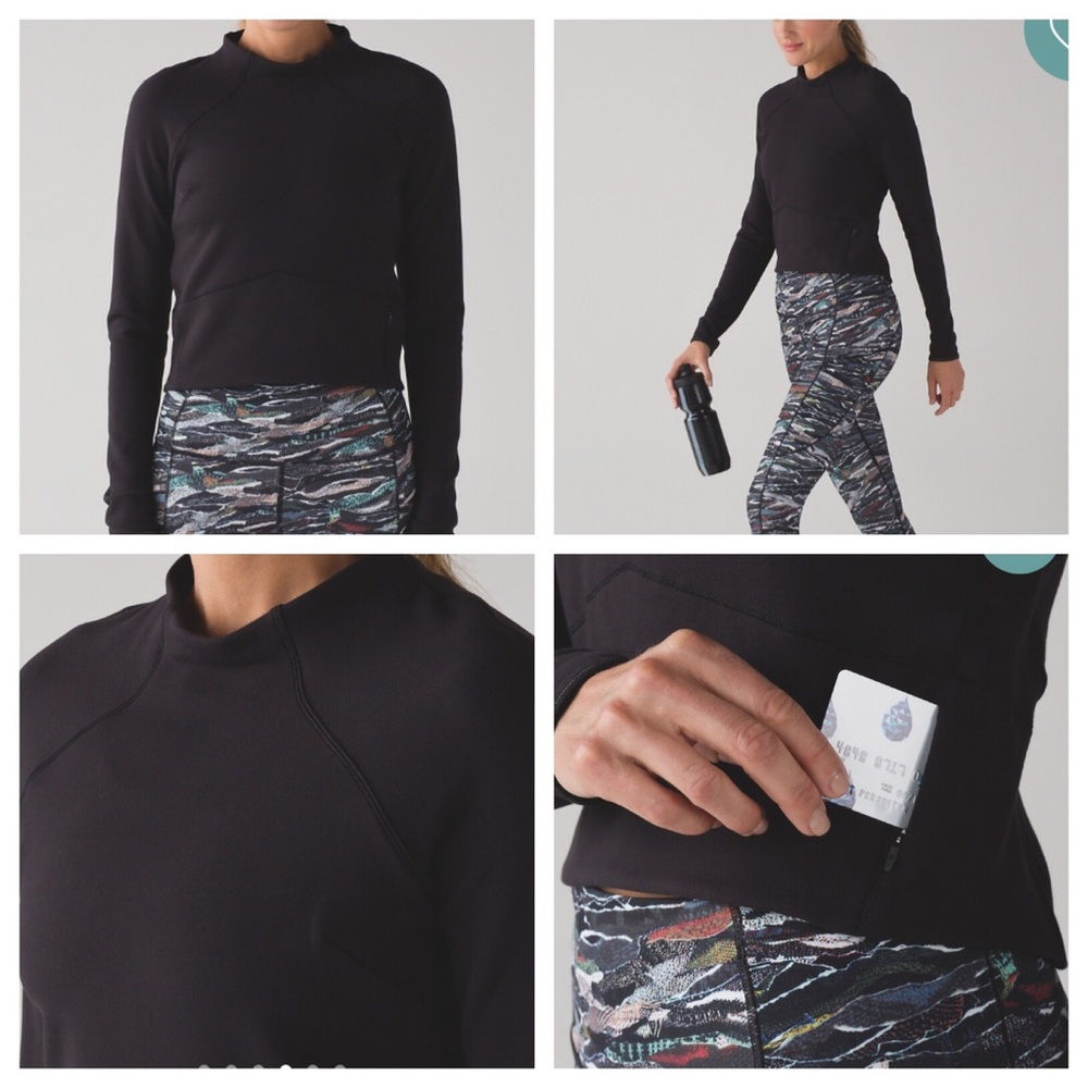 EUC LULULEMON mock t